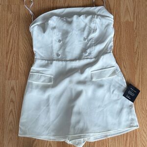 LULUS White Strapless Mini Dress